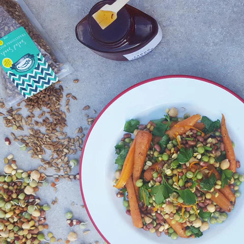 Jamie Oliver recipe challenge - sprouting super salad