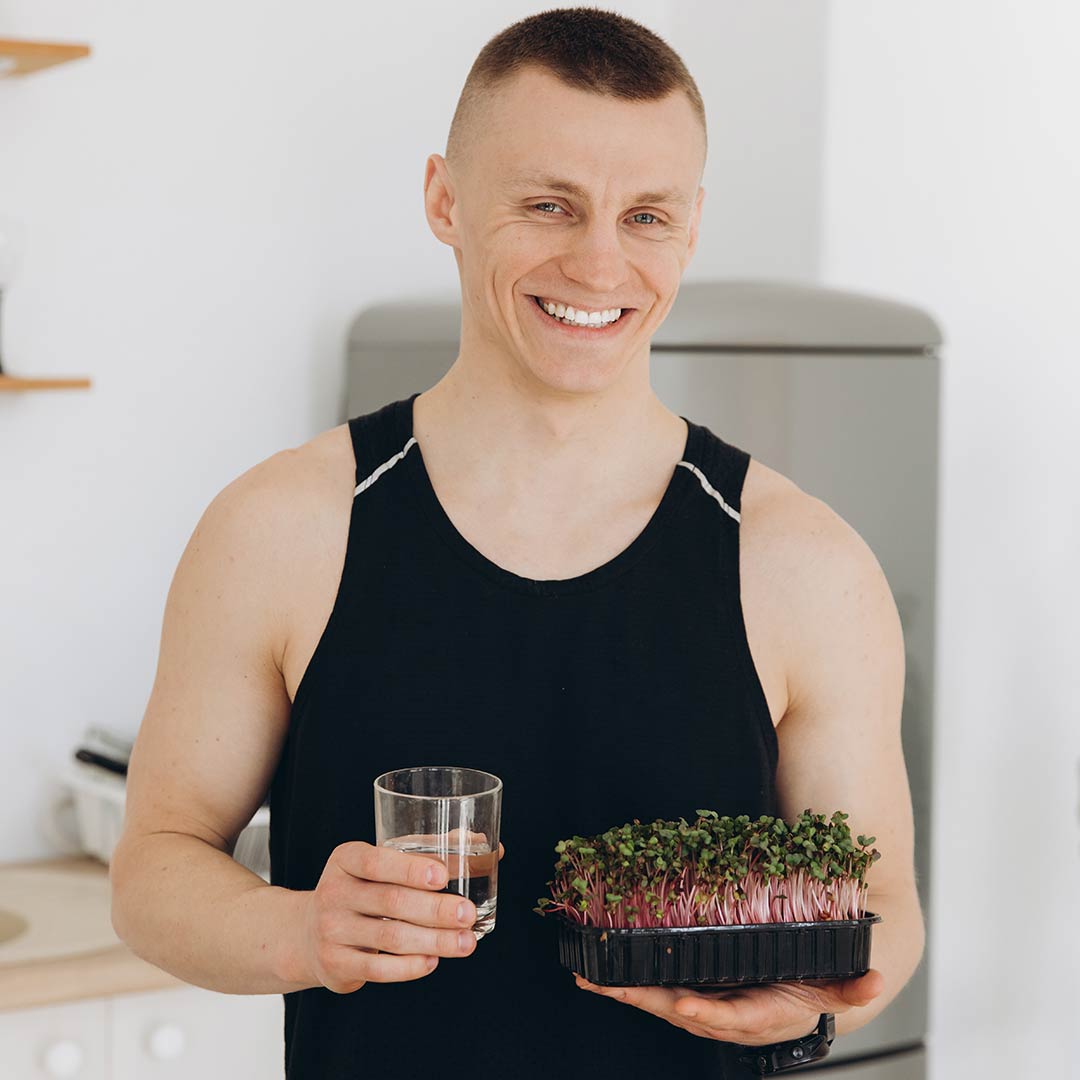 Power Up with Plants: How Sprouts Fuel Male Strength and Vitality