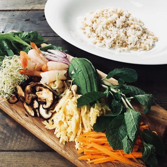 Chirashi salad (Buddha bowl) - Sydney Sprouts