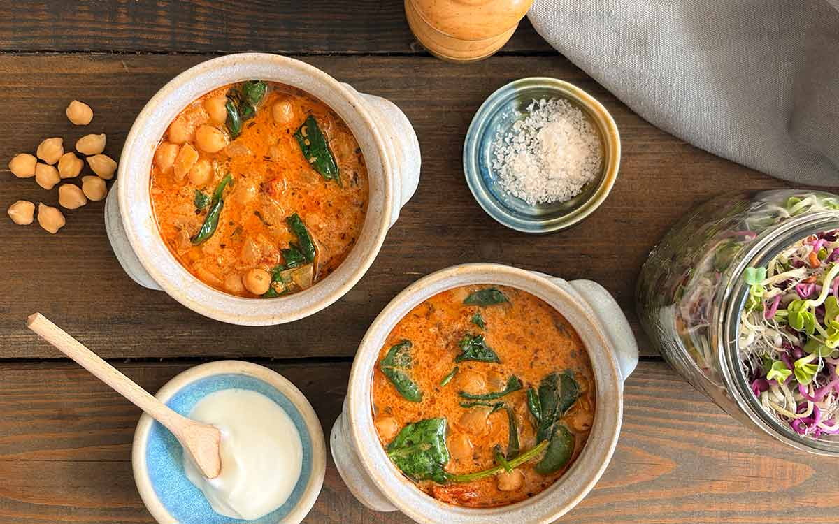Marry Me Sprouted Chickpeas Soup