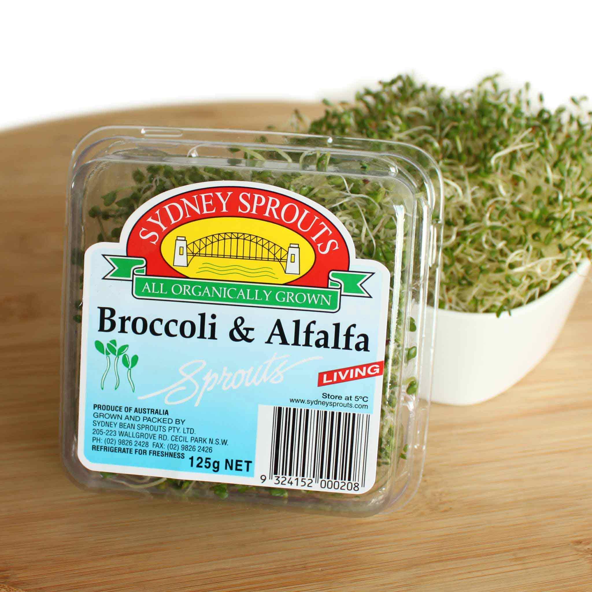Broccoli & Alfalfa sprouts