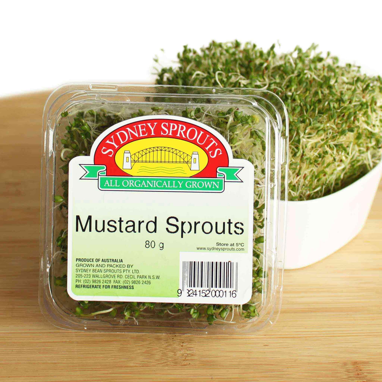 Mustard sprouts Sydney Sprouts